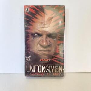 WWE UNFORGIVEN Factory Sealed VHS September 21, 2003 McMahon v Kane